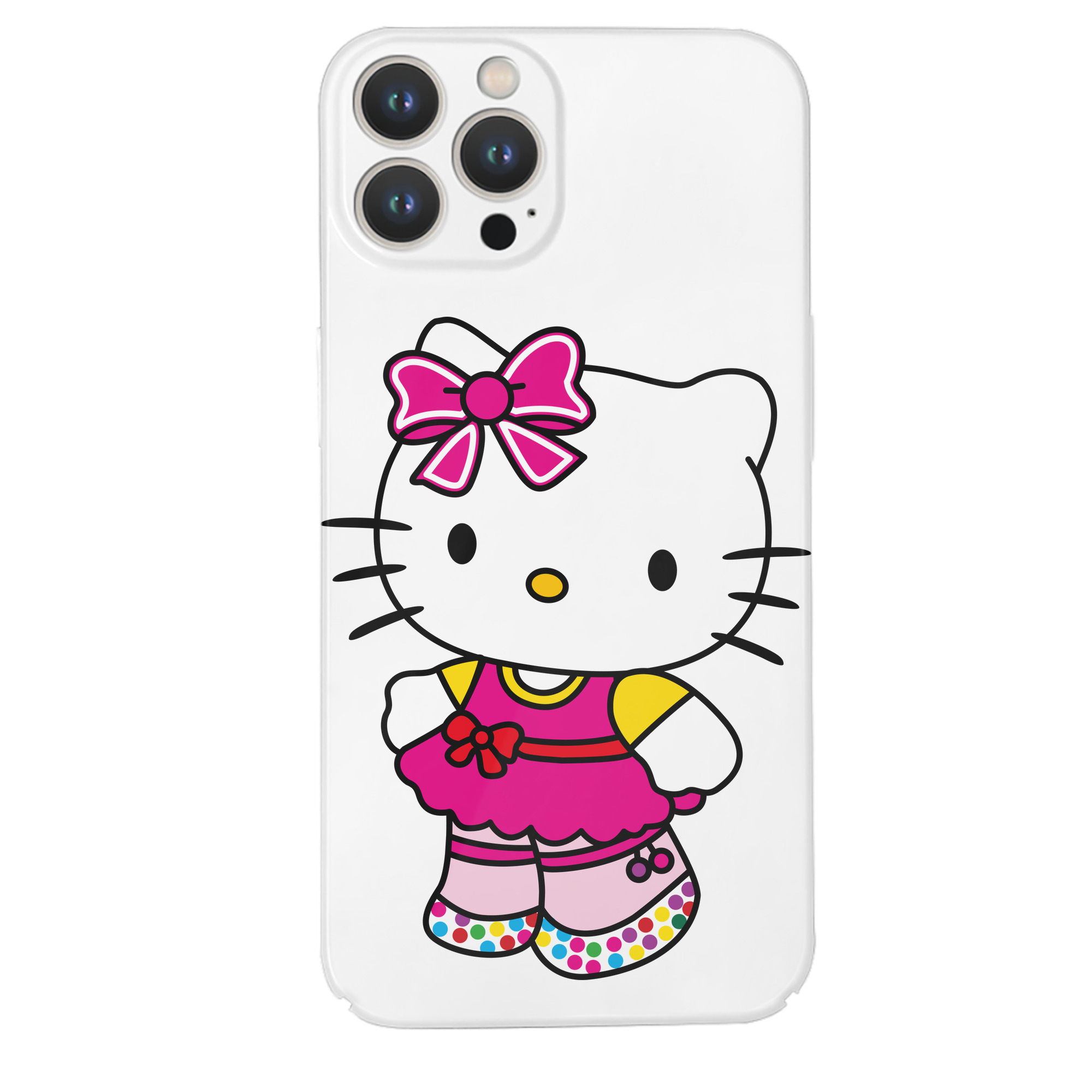 （画像用） Hello Kitty ハローキティ 【iPhone 14シリーズ対応】ハードケース